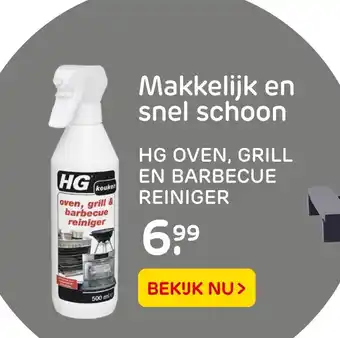 Praxis HG OVEN, GRILL EN BARBECUE REINIGER aanbieding