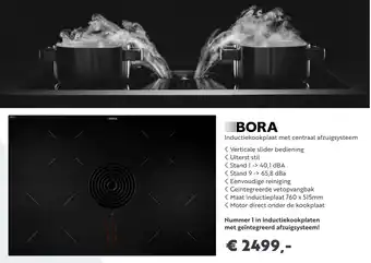 Superkeukens Bora aanbieding