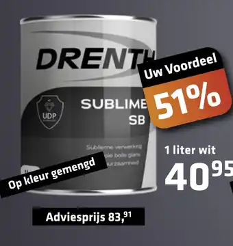 De voordeelmarkt Drenth Sublime SB aanbieding