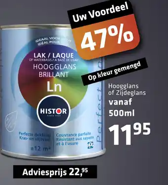 De voordeelmarkt Histor lak aanbieding