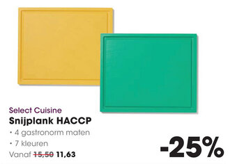 HANOS Select Cuisine Snijplank HACCP aanbieding
