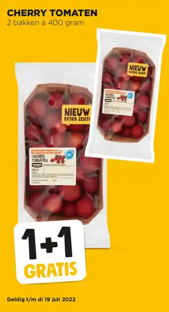 Jumbo Cherry Tomaten 2 bakken a 400 gram aanbieding