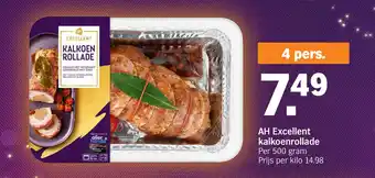 Albert Heijn AH Excellent kalkoenrollade aanbieding