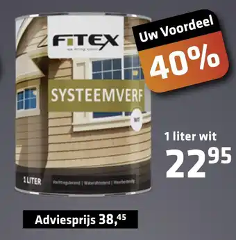 De voordeelmarkt Fitex Systeemverf aanbieding