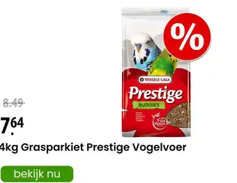 Zooplus Grasparkiet Prestige Vogelvoer aanbieding