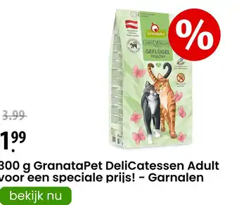 Zooplus 300 g GranataPet Delicatessen Adult voor een speciale prijs! - Garnalen aanbieding