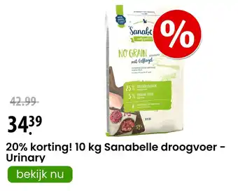 Zooplus Sanabelle droogvoer - Urinary aanbieding