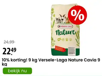 Zooplus Versele-Laga Nature Cavia 9 kg aanbieding