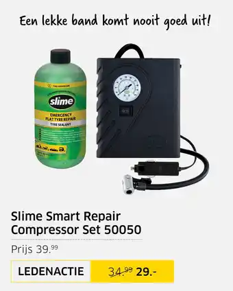 ANWB Slime Smart Repair Compressor Set 50050 aanbieding