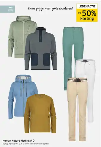 ANWB Human Nature kleding aanbieding