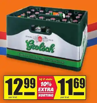 Nettorama Grolsch krat aanbieding