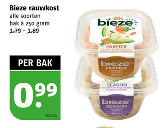 Poiesz Bieze rauwkost aanbieding