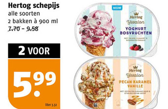 Poiesz Hertog schepijs aanbieding