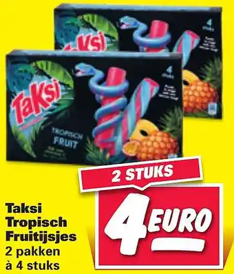 Nettorama Taksi Tropisch Fruitijsjes aanbieding