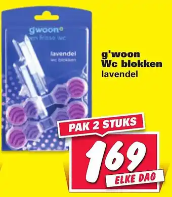 Nettorama g'woon Wc blokken aanbieding