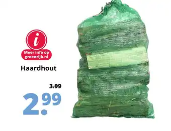 GroenRijk Haardhout aanbieding