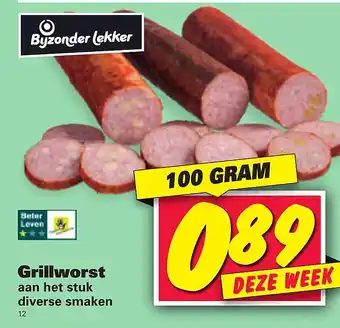 Nettorama Grillworst aanbieding