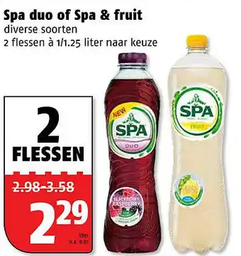 Poiesz Spa duo of Spa & fruit aanbieding