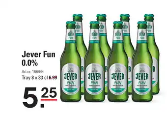 De Kweker Jever Fun one way alcoholvrij bier aanbieding