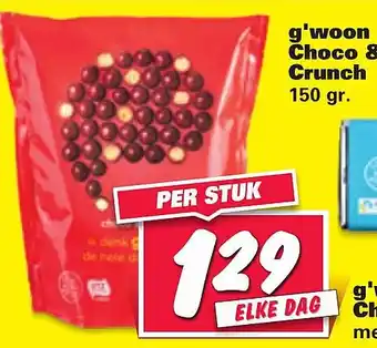 Nettorama g'woon Choco & Crunch OCO aanbieding