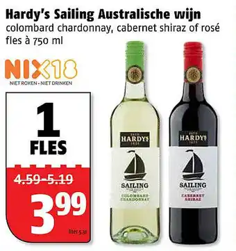 Poiesz Hardy's Sailing Australische wijn aanbieding