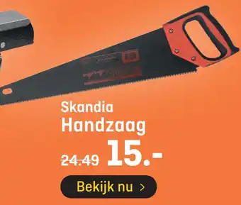 Hubo Skandia Handzaag aanbieding