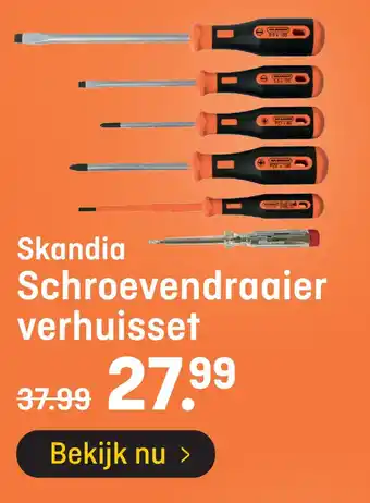 Hubo Skandia Schroevendraaier verhuisset aanbieding