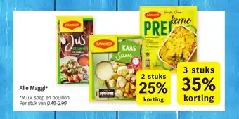 Albert Heijn Alle Maggi 3 stuks aanbieding