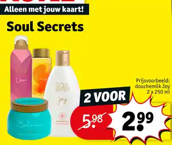 Kruidvat Soul Secrets aanbieding