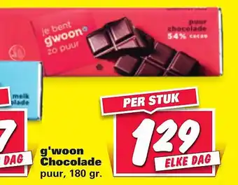 Nettorama g'woon Chocolade aanbieding