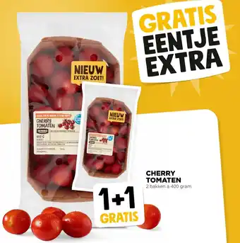 Jumbo Cherry Tomaten 2 bakken a 400 gram aanbieding