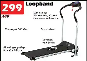 iTEK Loopband aanbieding