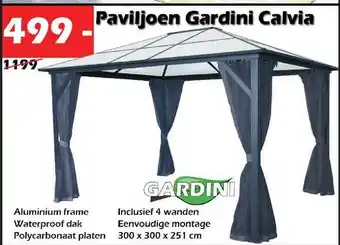 iTEK Paviljoen gardini calvia aanbieding