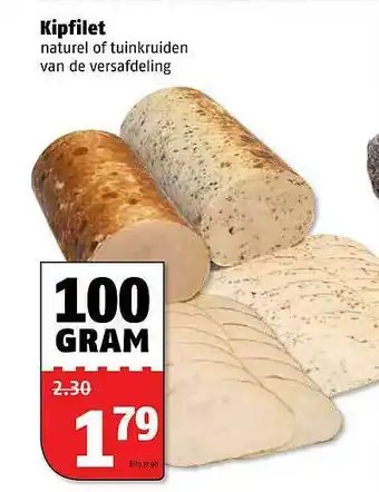 Poiesz Kipfilet naturel of tuinkruiden 100 gram aanbieding