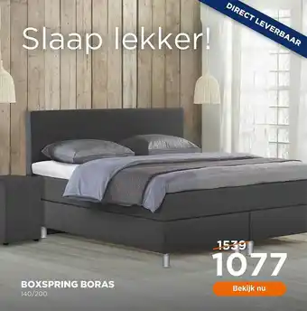 TotaalBED Boxspring boras aanbieding