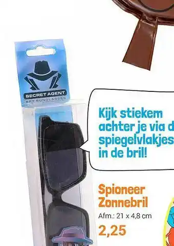 Lobbes Spioneer zonnebril aanbieding