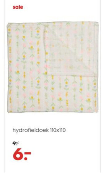 HEMA Hydrofieldoek 110*110 cm aanbieding