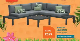 Van der Garde tuinmeubelen Adelaide Loungeset aanbieding