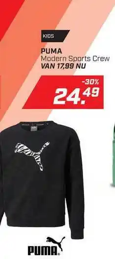 Daka Sport Puma Modern Sports Crew aanbieding