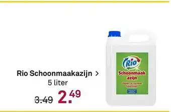 Karwei Rio Schoonmaakazijn > 5 Liter aanbieding