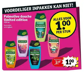 Kruidvat Palmolive Douche Limited Edition aanbieding