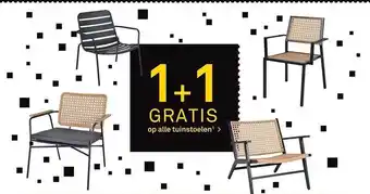 Karwei Op Alle Tuinstoelen¹ 1+1 Gratis aanbieding