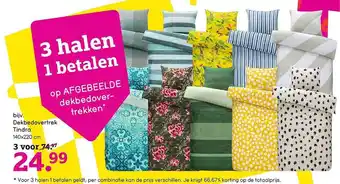 Leen Bakker Dekbedovertrek Tindra aanbieding