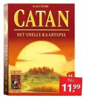 Boekenvoordeel Catan Het Snelle Kaartspel aanbieding