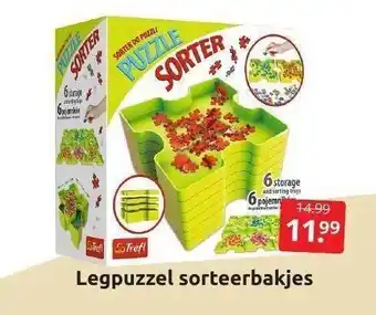 Boekenvoordeel Legpuzzel Sorteerbakjes aanbieding