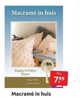 Boekenvoordeel Macramé In Huis - Elma Pluim aanbieding