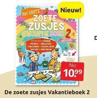 Boekenvoordeel De Zoete Zusjes Vakantieboek 2 aanbieding