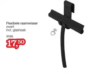 Boer Staphorst Flexibele Raamwisser Zwart Incl. Glashaak aanbieding