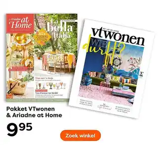 The Read Shop Pakket VTwonen & Ariadne At Home aanbieding