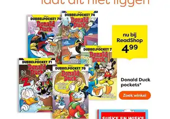 The Read Shop Donald Duck Pockets aanbieding